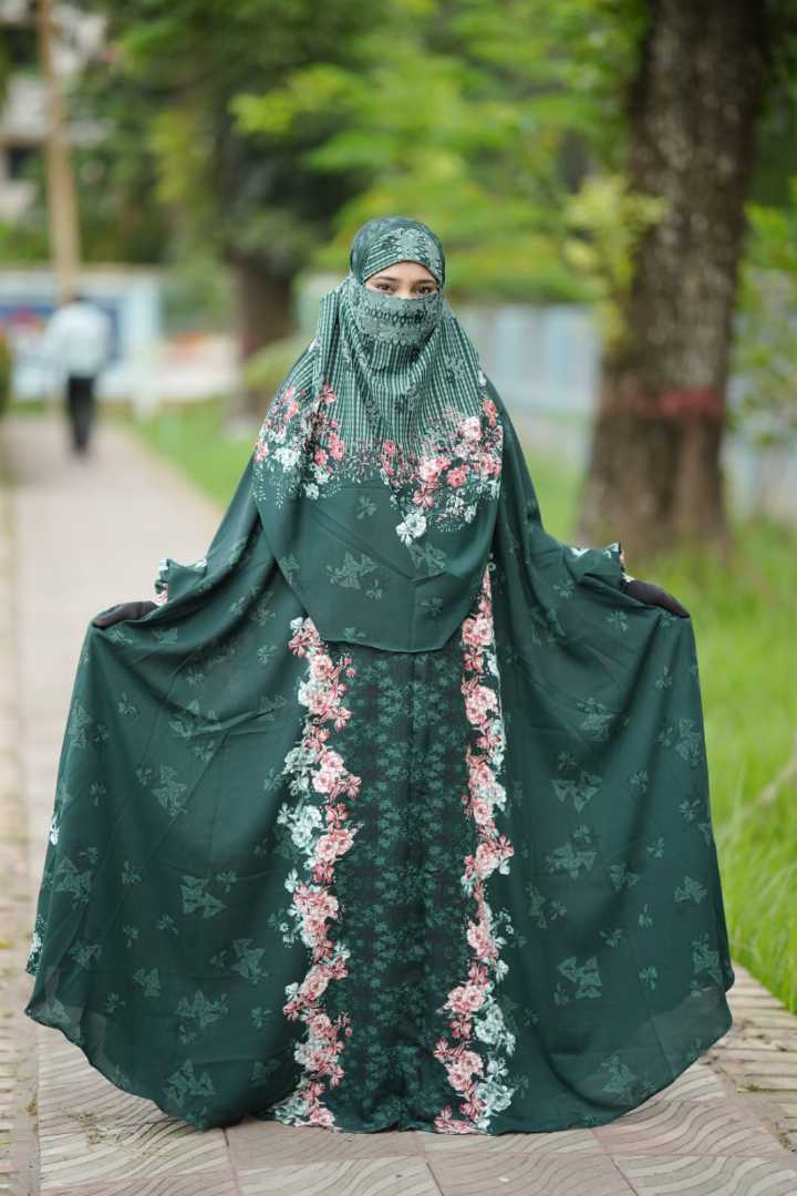 Luxury,Long,Abaya