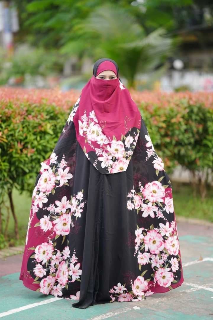 Luxury,Long,Abaya