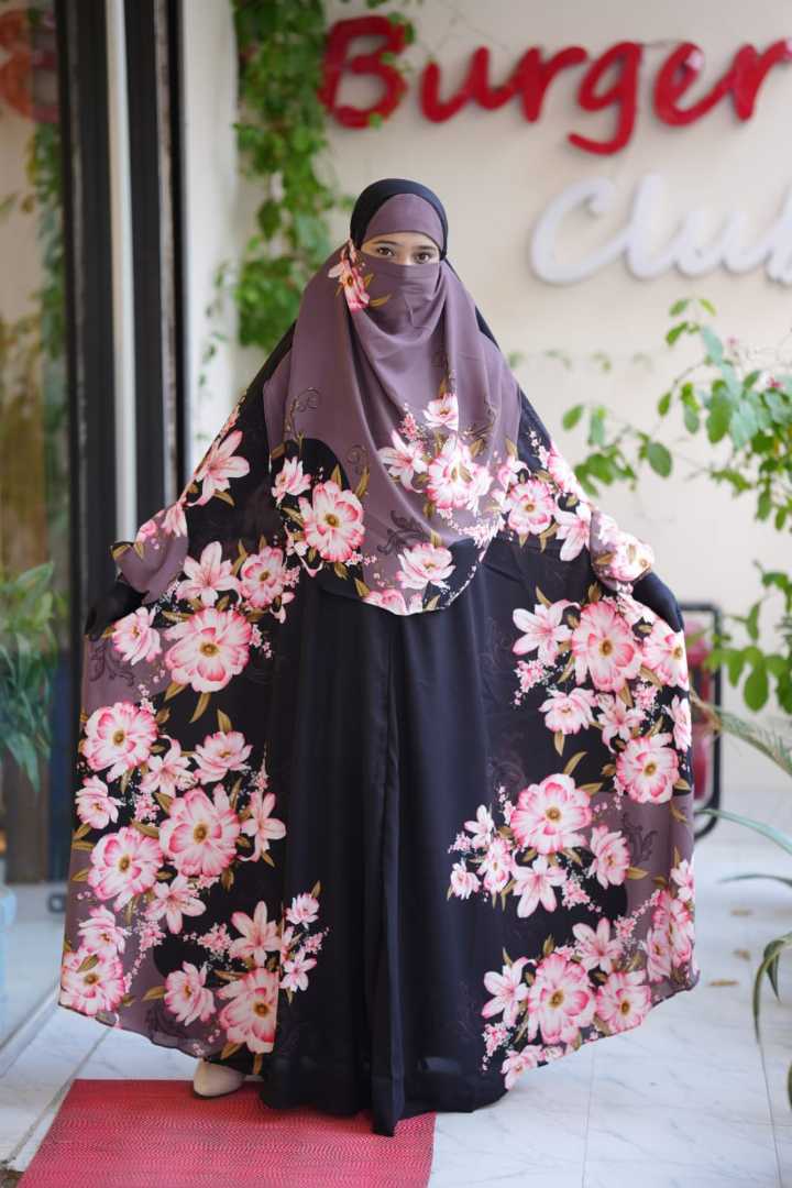 Luxury,Long,Abaya