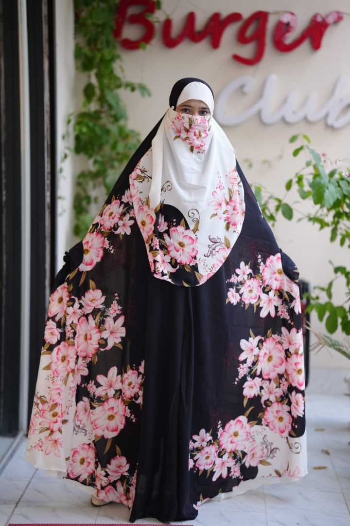 Luxury,Long,Abaya