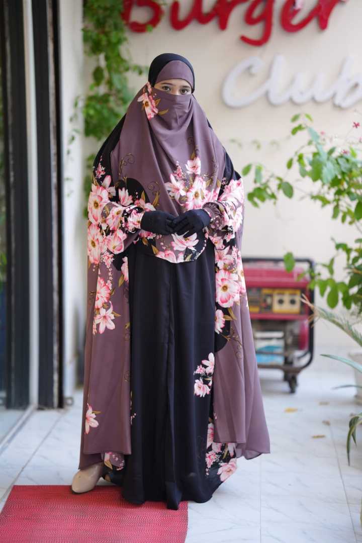 Luxury,Long,Abaya